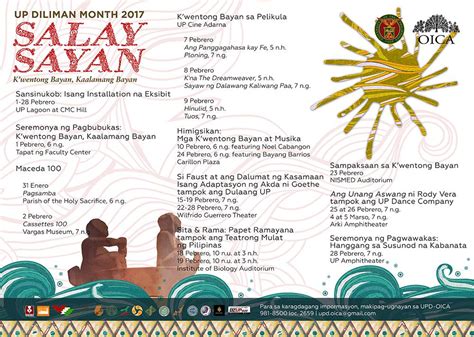 UP Diliman: “Salaysayan: K’wentong Bayan, Kaalamang Bayan”.